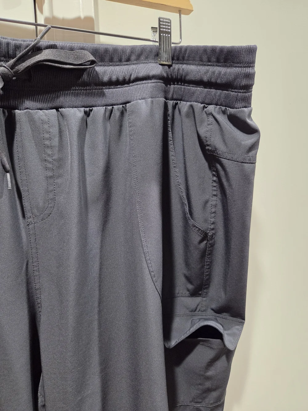 RBX Women's Grey Drawstring Jogger Pants 3x With Pockets